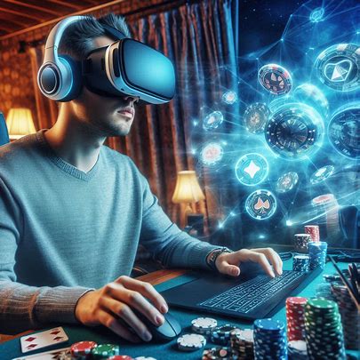 playing online casino game